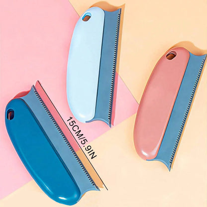 Effective Pet Hair Remover Brush for Cats and Dogs - Gently Shaves Wool and Cleans Fur for a Neat and Tidy Home